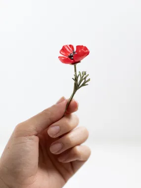 Poppy Brooch