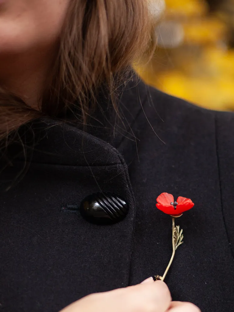 Poppy Brooch