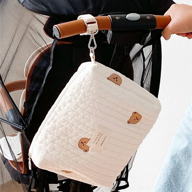 Portable Cotton Diaper Bag