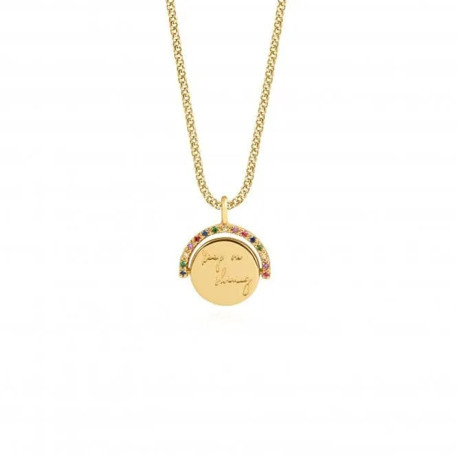 Positivity Pendants Keep On Shining Necklace 4835