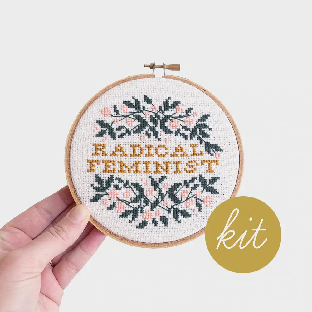 Radical Feminist Kit (Counted Cross Stitch)