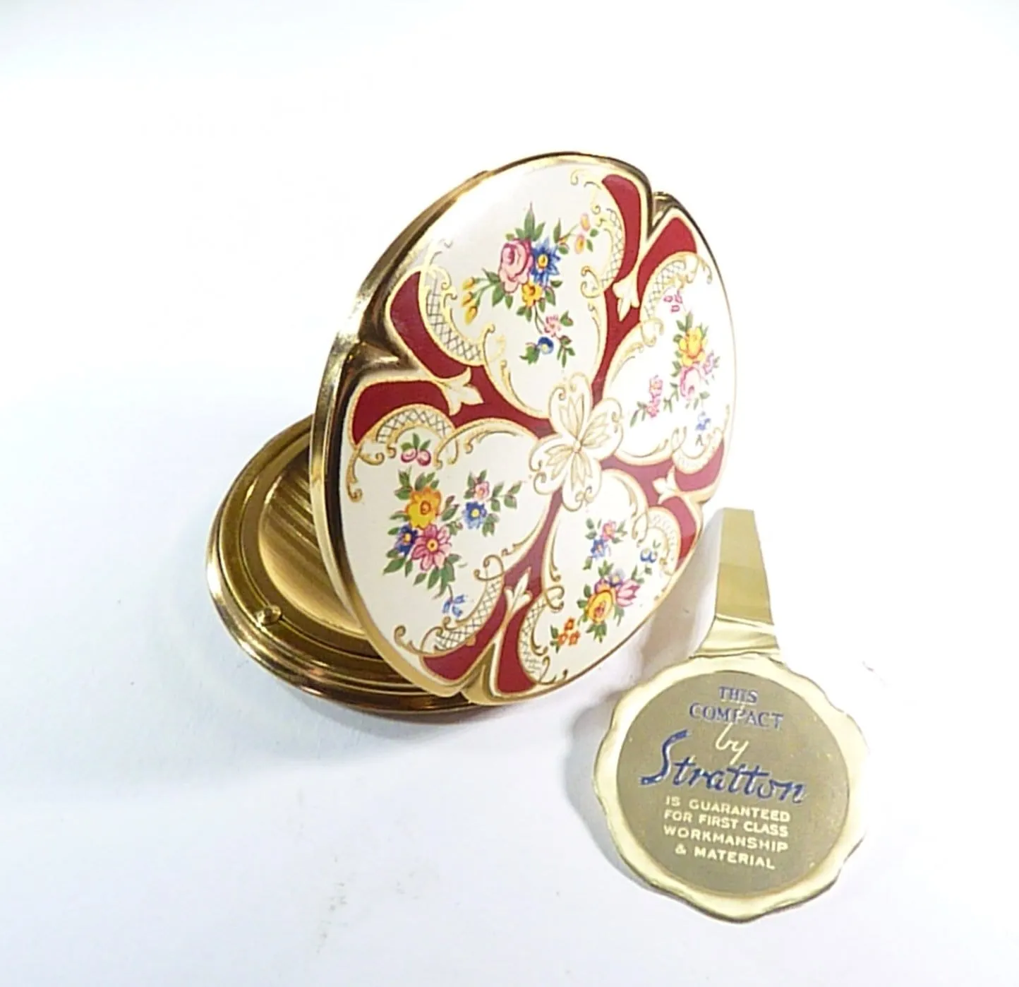 Rare Stratton Piccadilly Loose Powder Compact