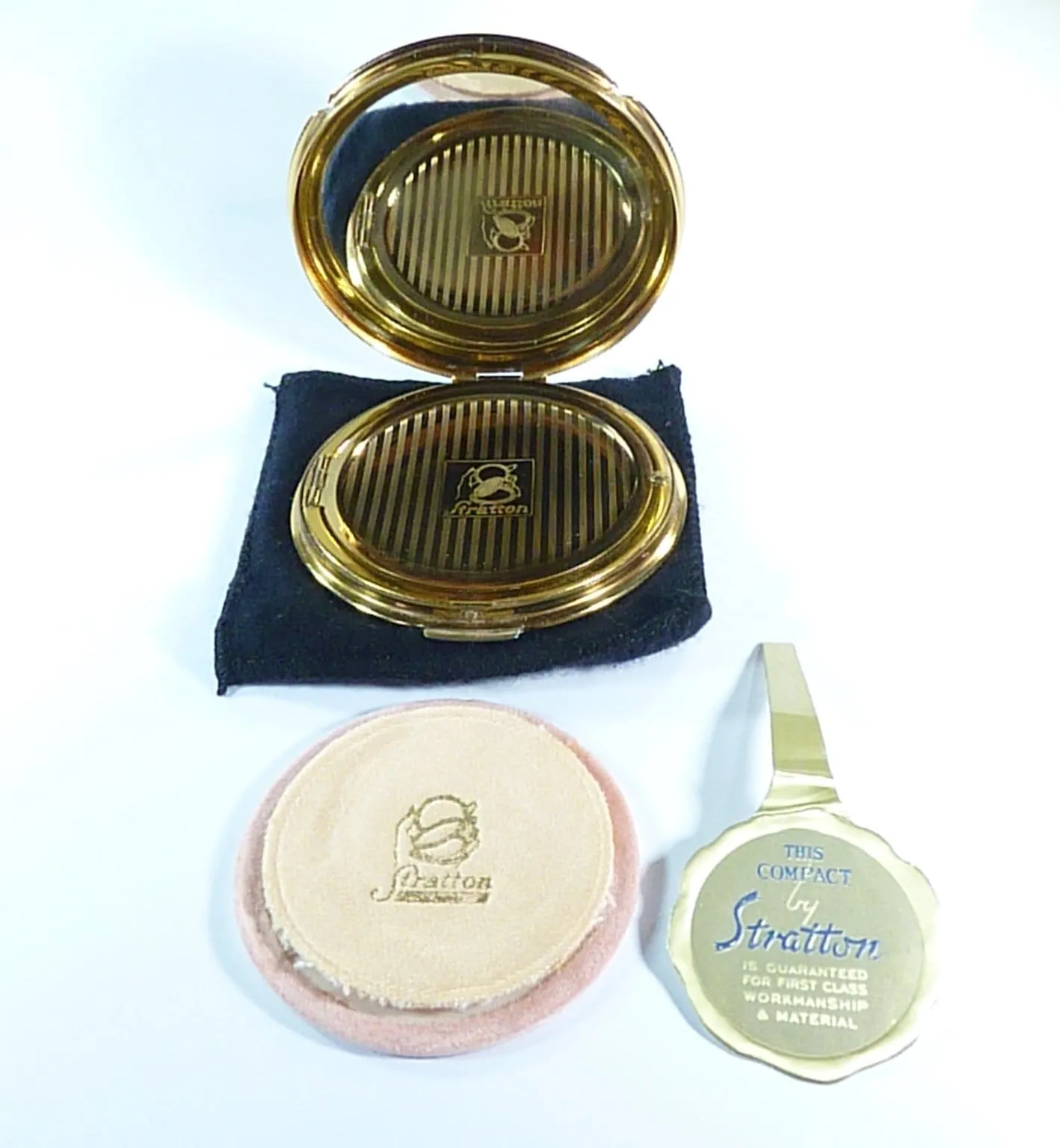 Rare Stratton Piccadilly Loose Powder Compact