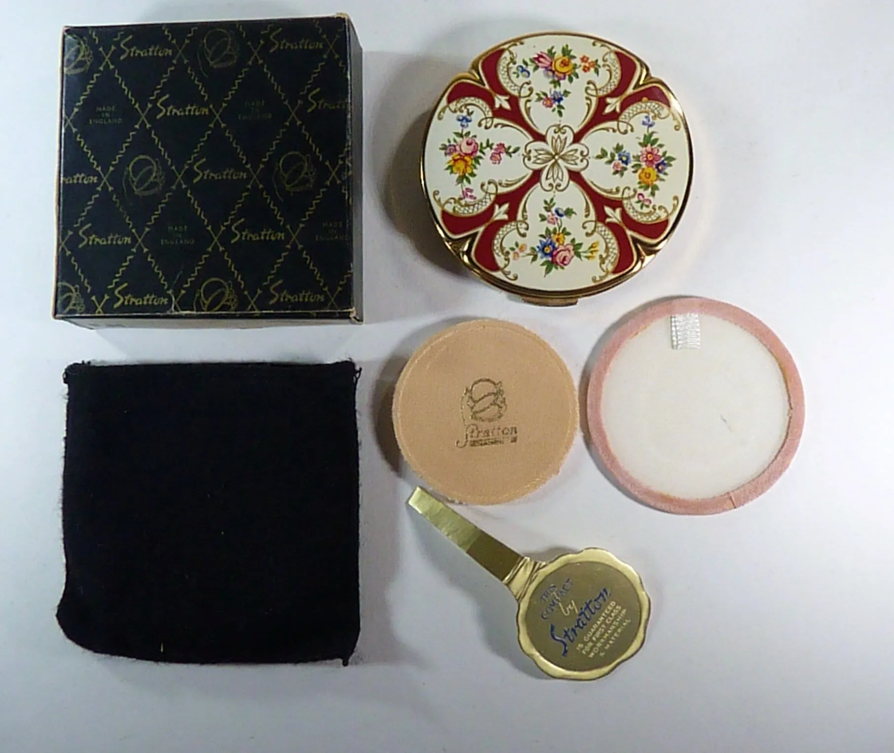 Rare Stratton Piccadilly Loose Powder Compact