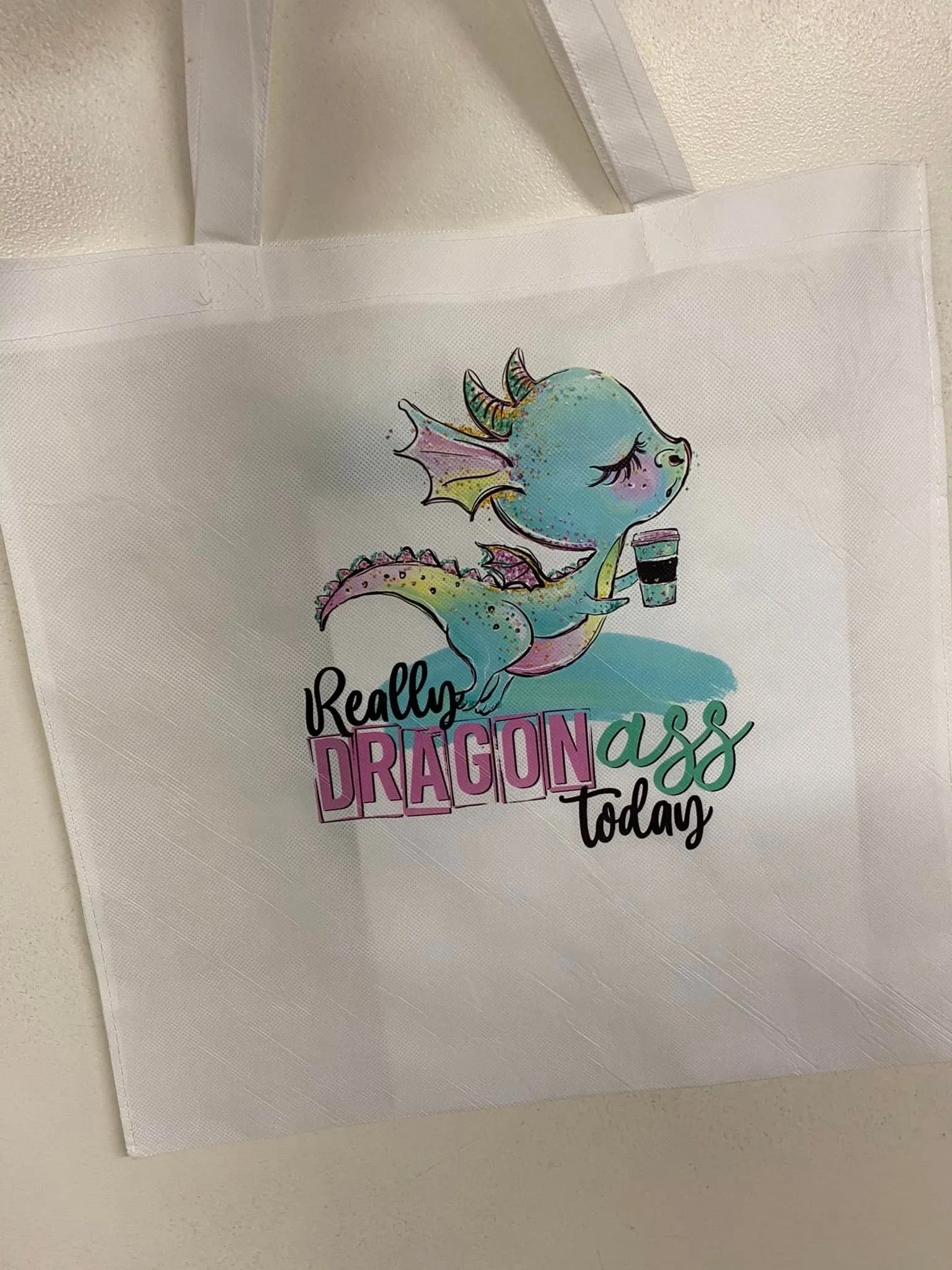 Really Dragon A today Tote Sack, eco friendly tote