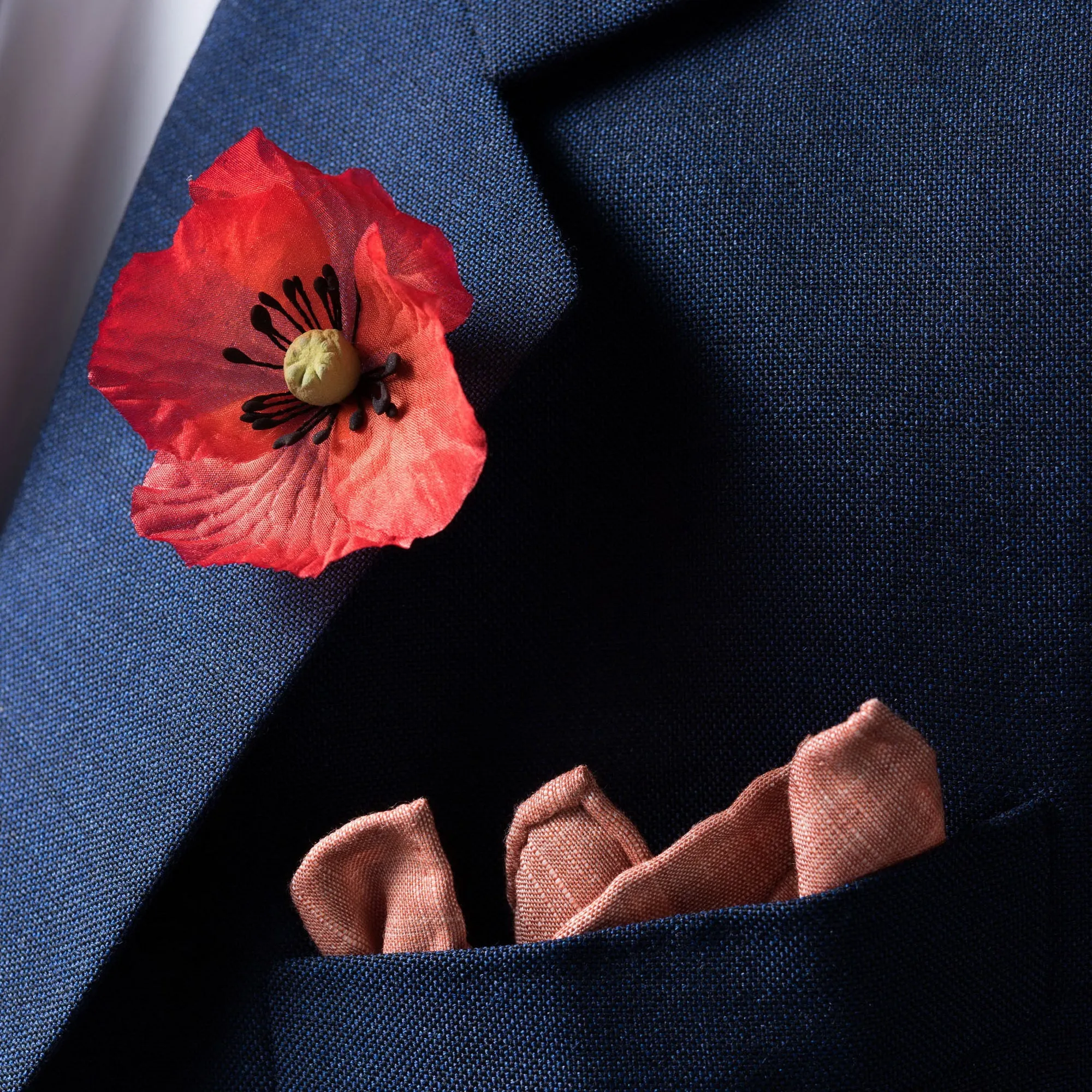 Red Poppy Remembrance Day Boutonnière Flower