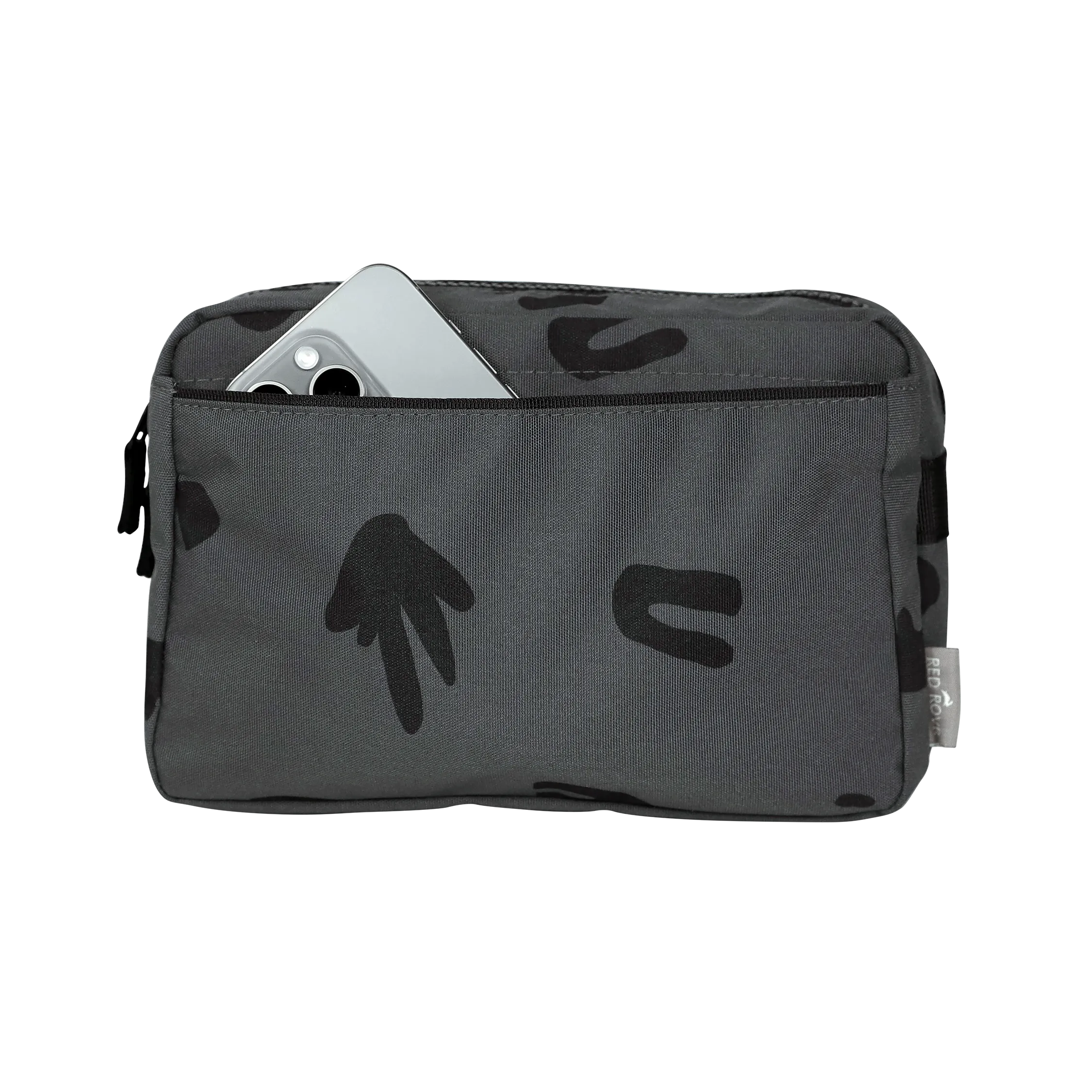 Red Rovr® Joey Belt Bag - Charcoal Doodle