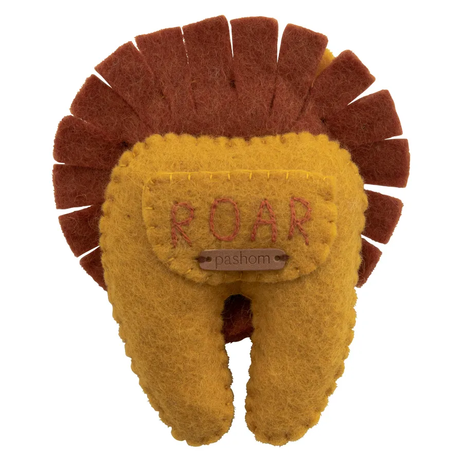 Rory the Lion Tooth Pillow