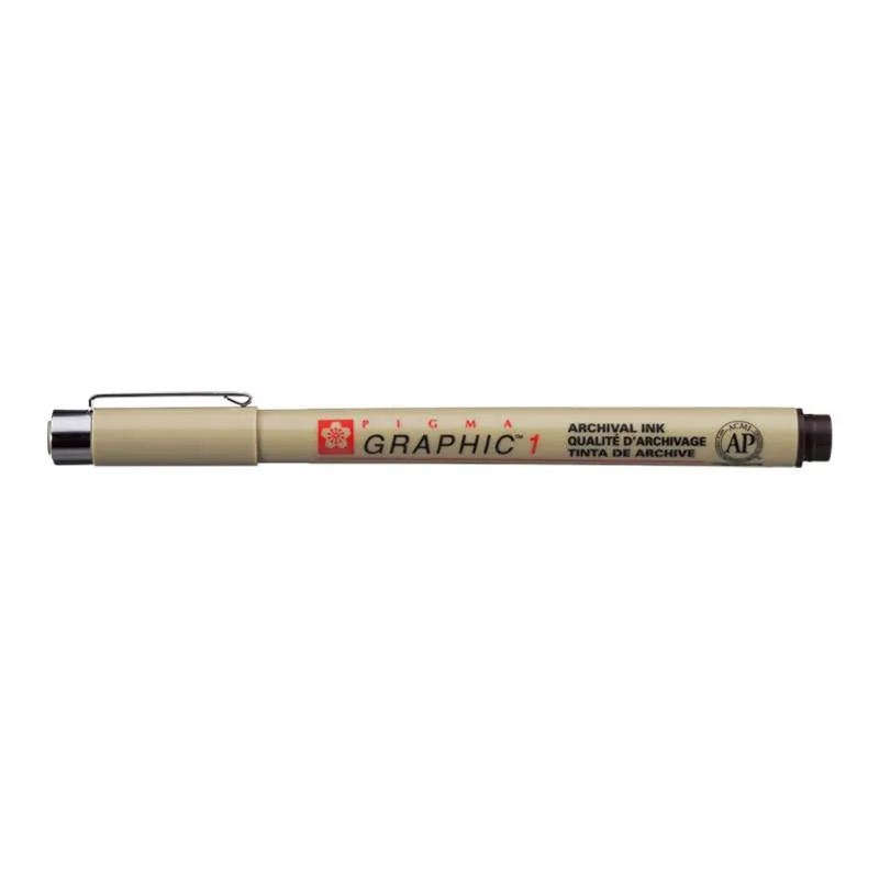 Sakura Pigma Graphic 1.00mm Pen, Black