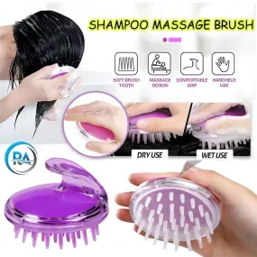 Scalp Massaging Hair Shampoo Brush for Deep Cleaning