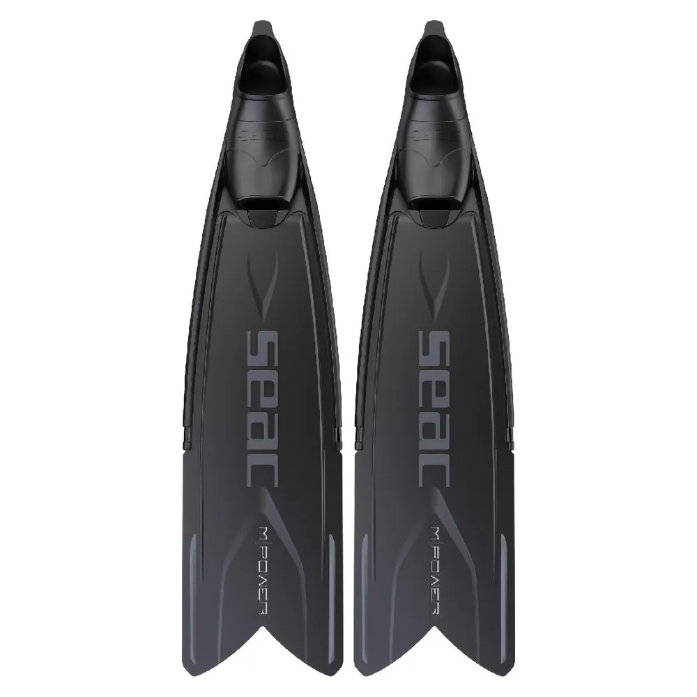 SEAC Motus Tris Freediving and Spearfishing Set with SEAC M-POWER Long Fins, SEAC Eagle Diving Mask and SEAC Jet Snorkel, Shoulder Bag Included