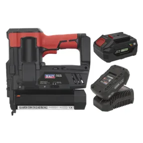 Sealey CP20VNGKIT 20V SV20 Series 18G Cordless Staple/Nail Gun Kit - 2 Batteries