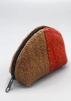 Set of Three Eco-friendly Hemp Zipper Coin Purse