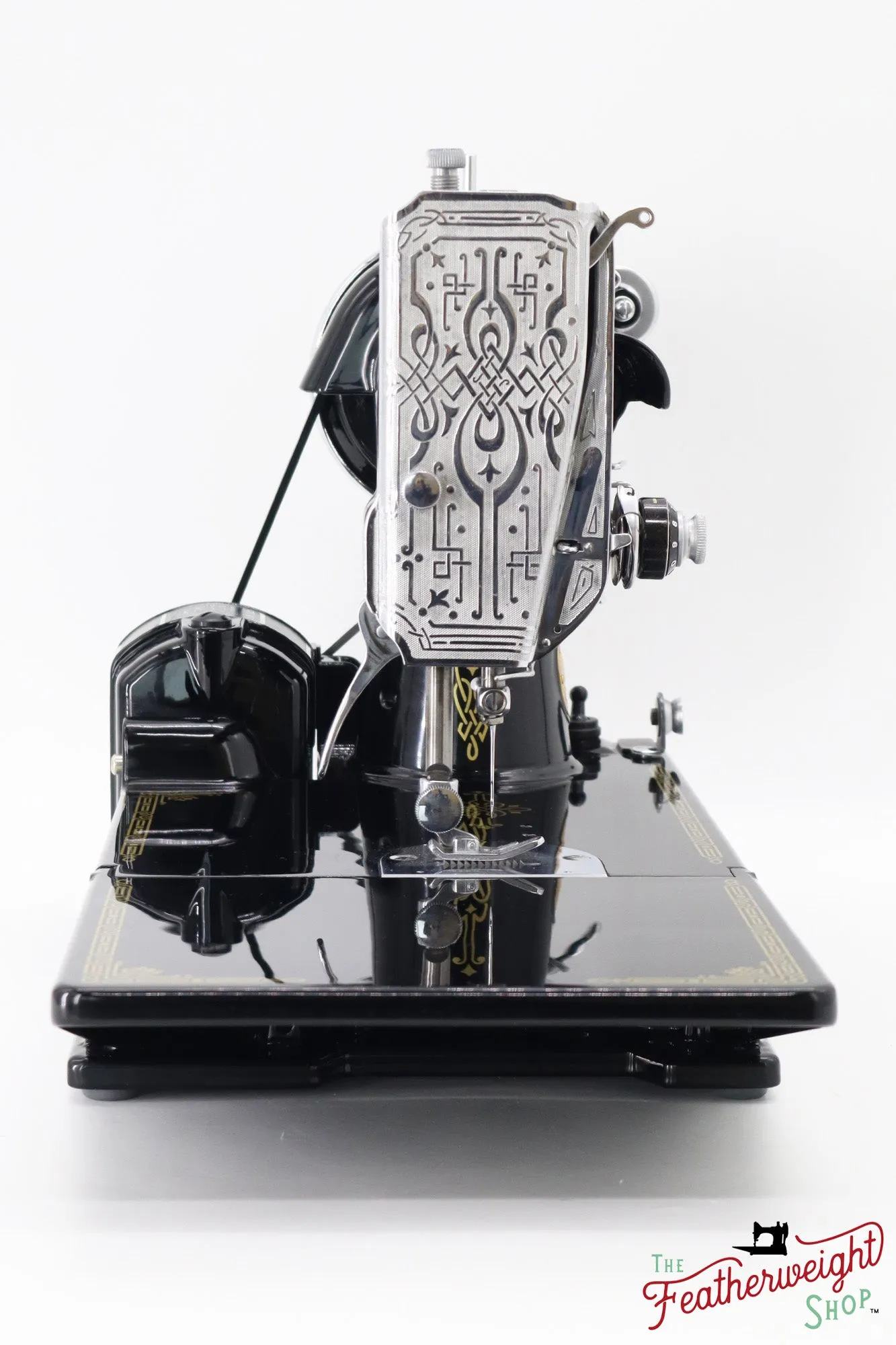 Singer Featherweight Top Decal 221 Fully Restored in Gloss Black, AF3852** - SCARCE