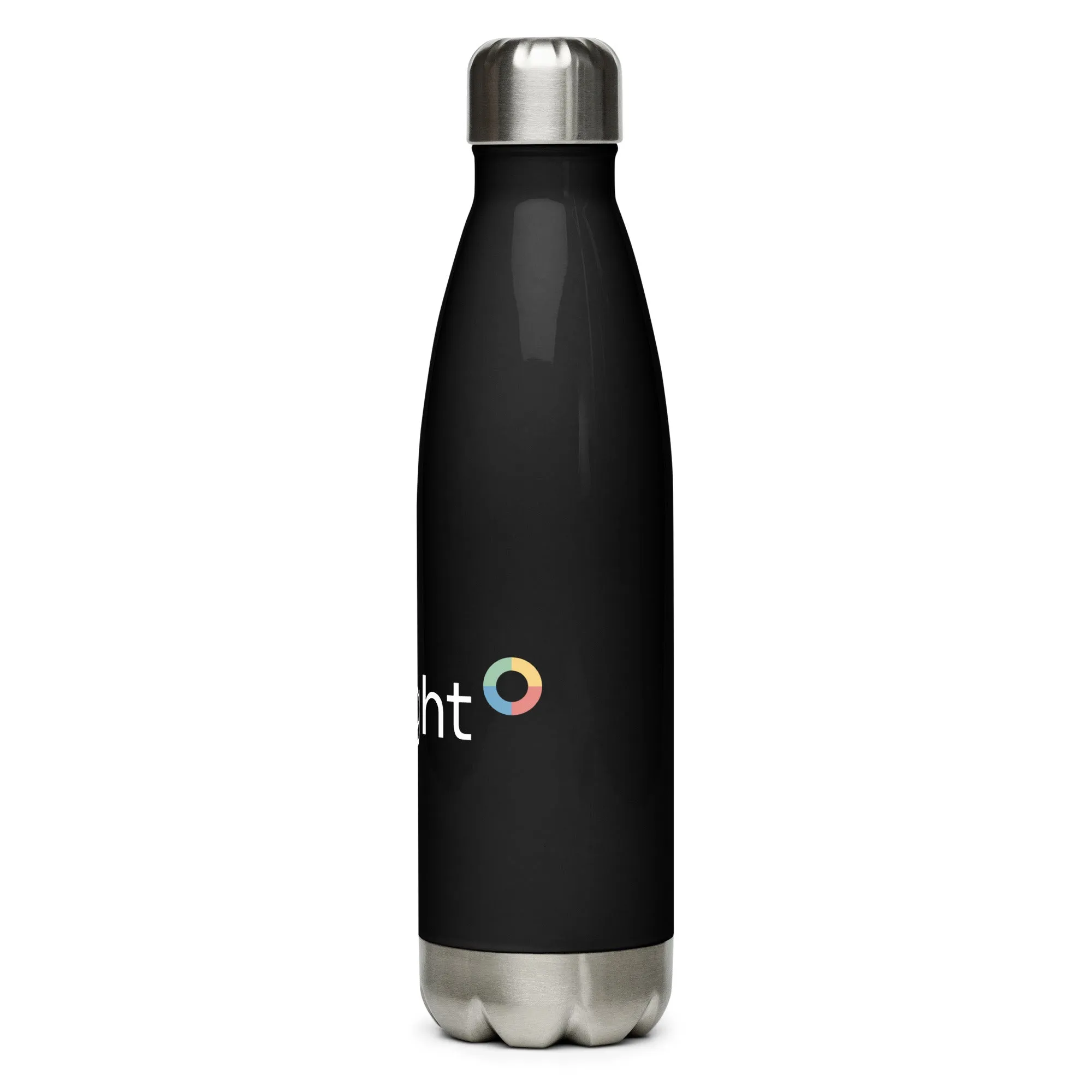 Stainless steel water bottle - Black