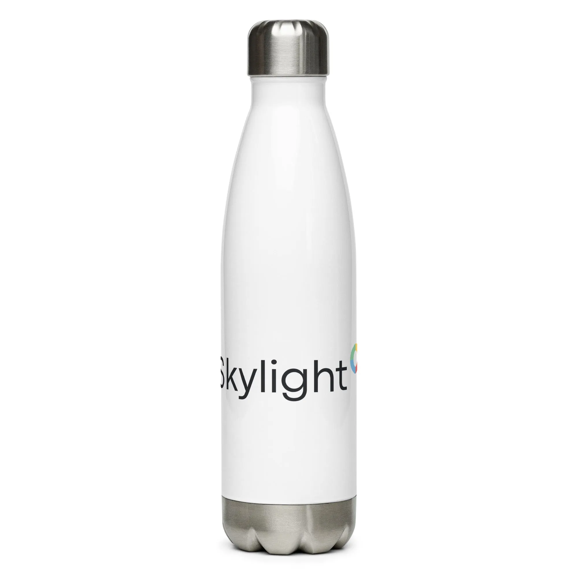 Stainless steel water bottle - White