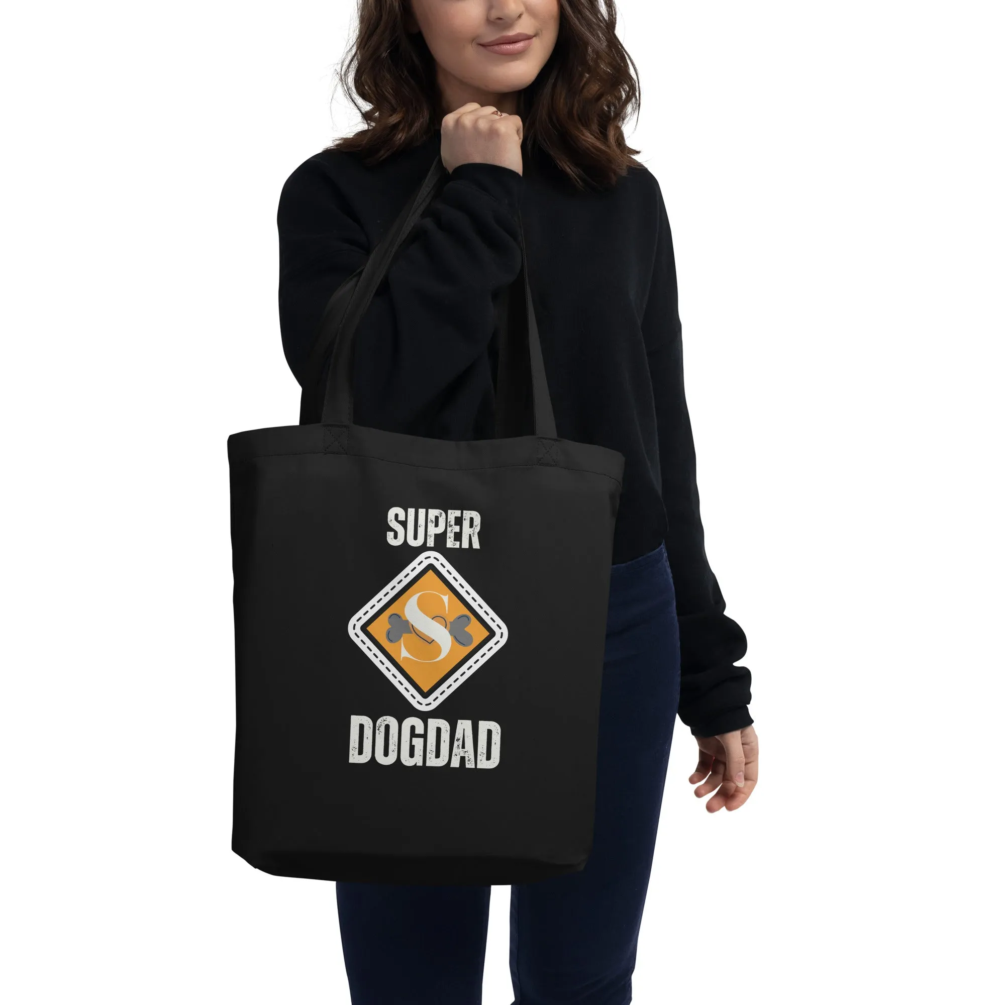 Super Dog Dad, Organic Tote Bag