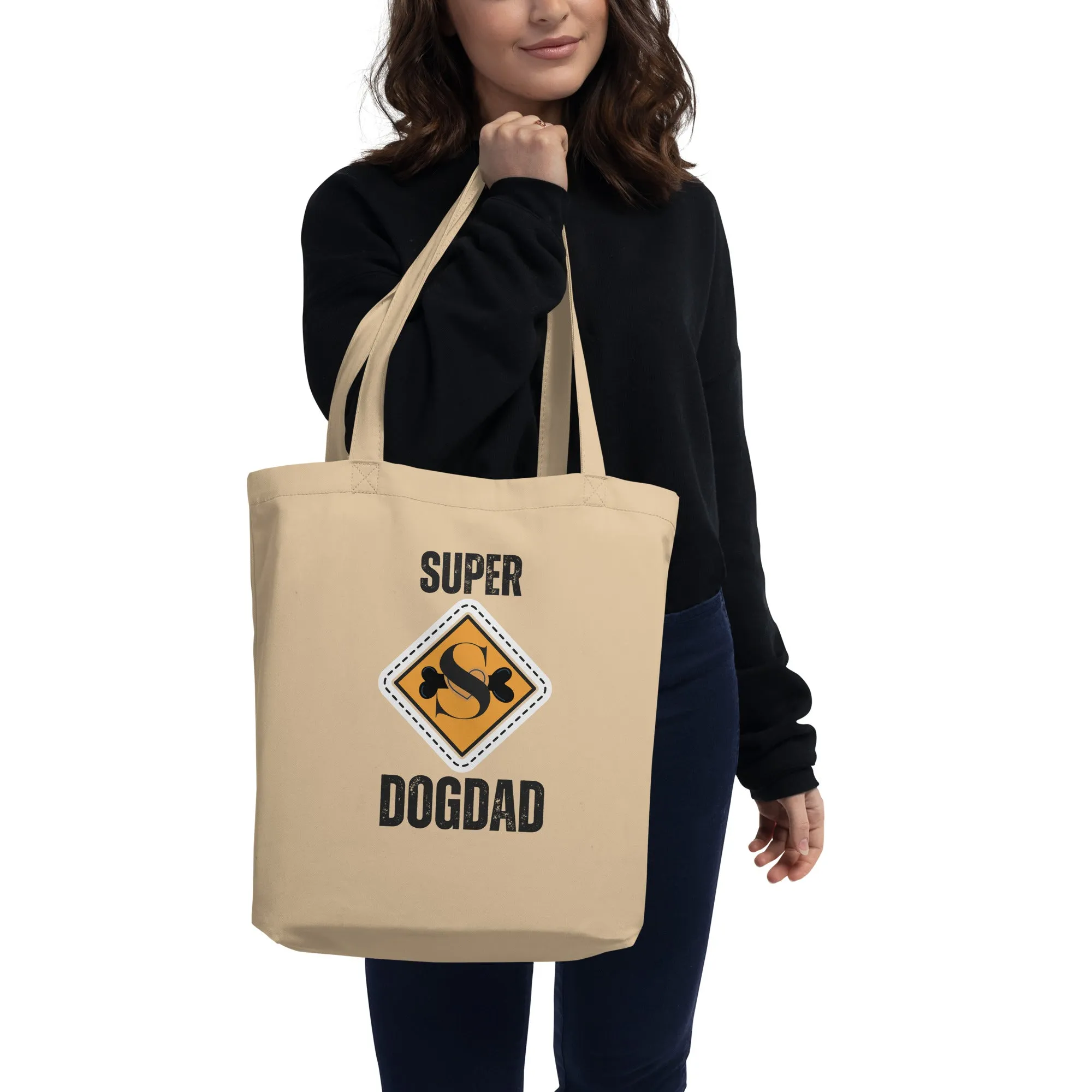 Super Dog Dad, Organic Tote Bag