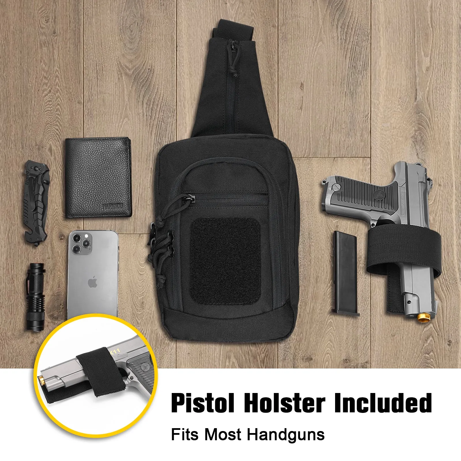 Tactical Pistol Concealed Carry Sling Bag | ProCase