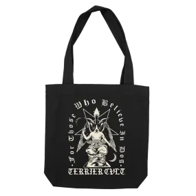 Terrier Cvlt “For Those Who Believe” Black Tote