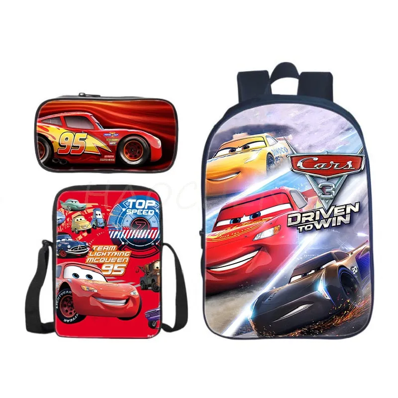 The Disney Cars 3PCS Edition Backpack