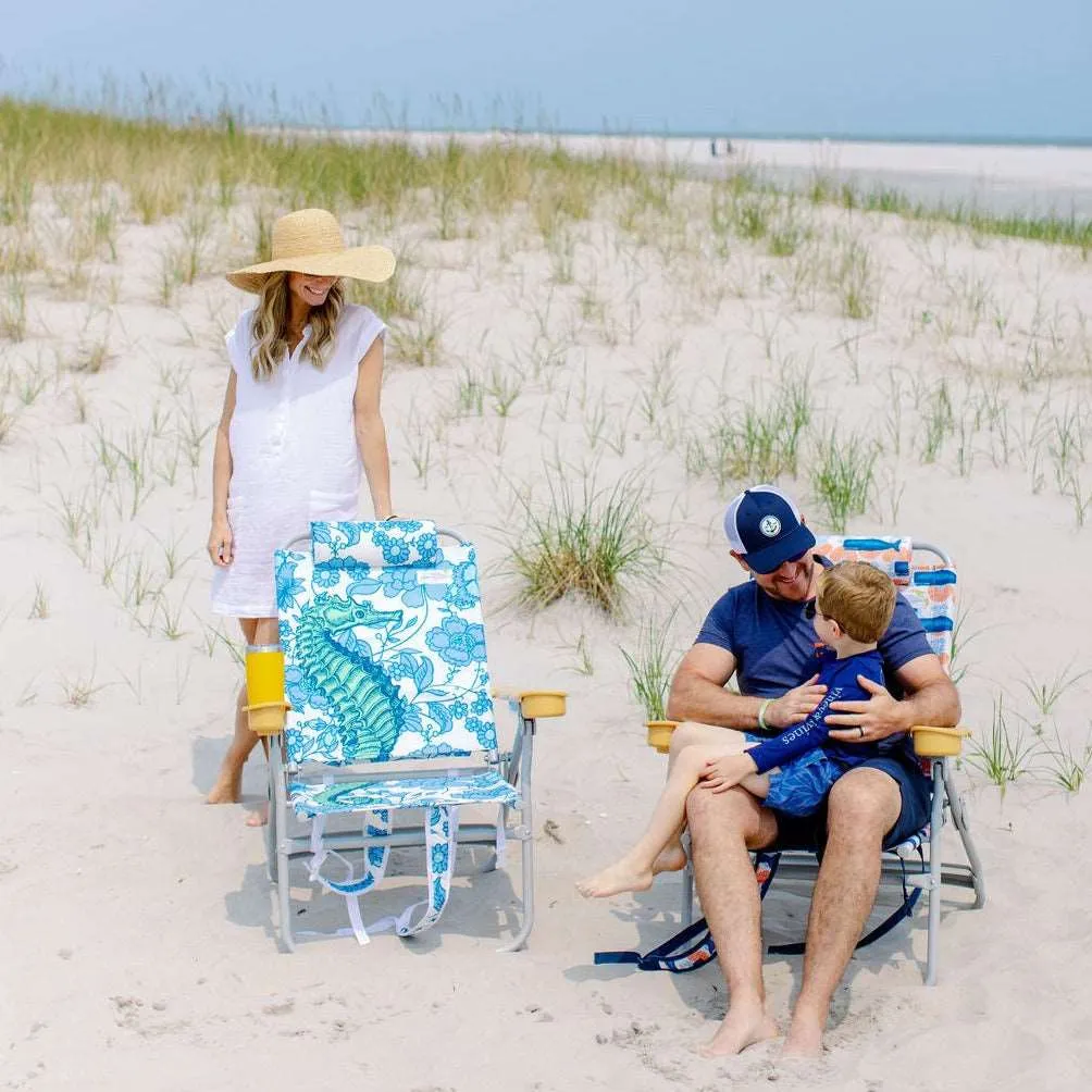 Thomas Paul Dune High Backpack Beach Chair in Moby Floral