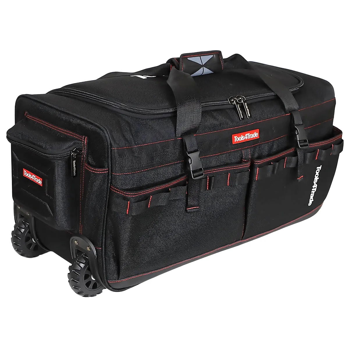 Tools4Trade 26" Heavy Duty Tool Bag with Wheels Black