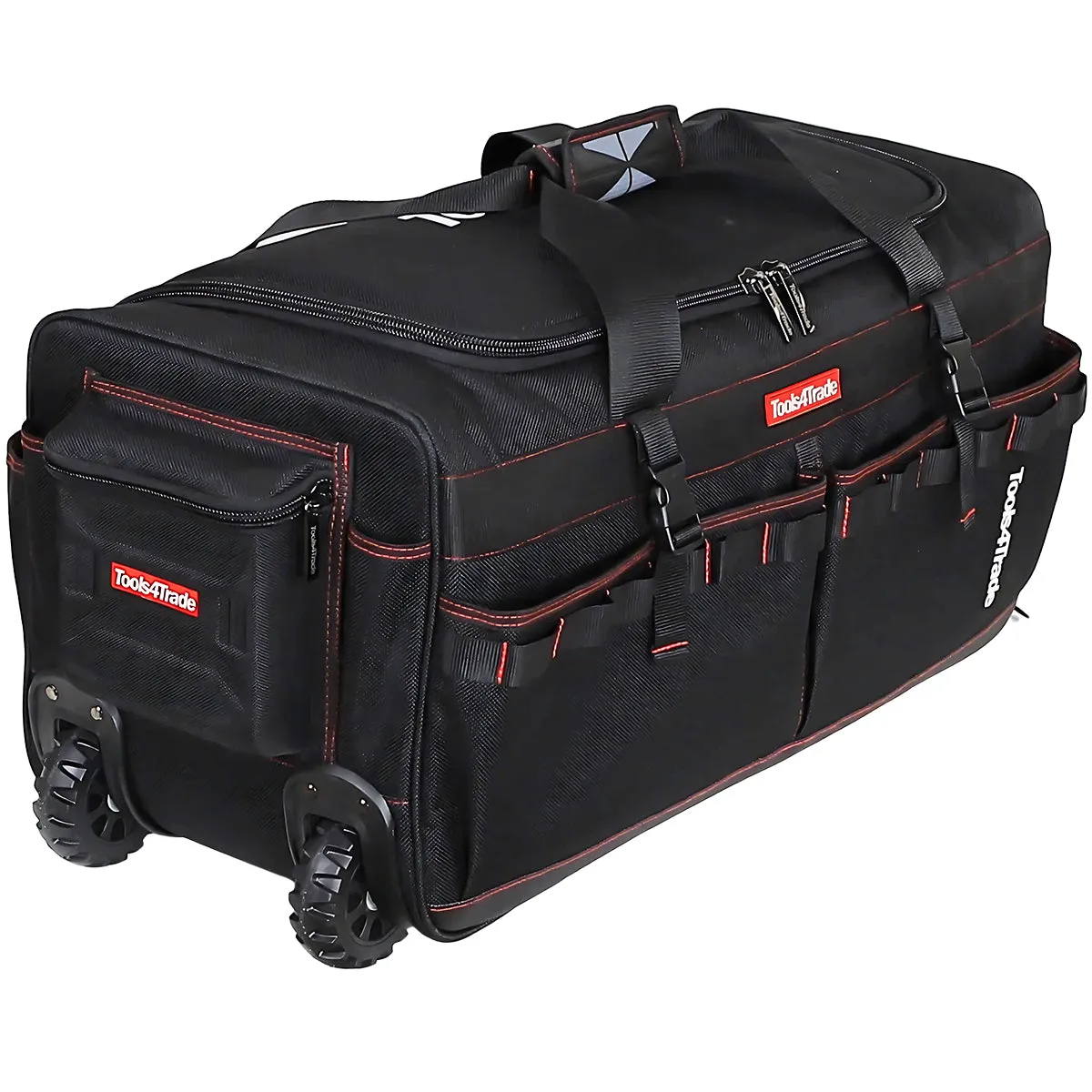 Tools4Trade 26" Heavy Duty Tool Bag with Wheels Black