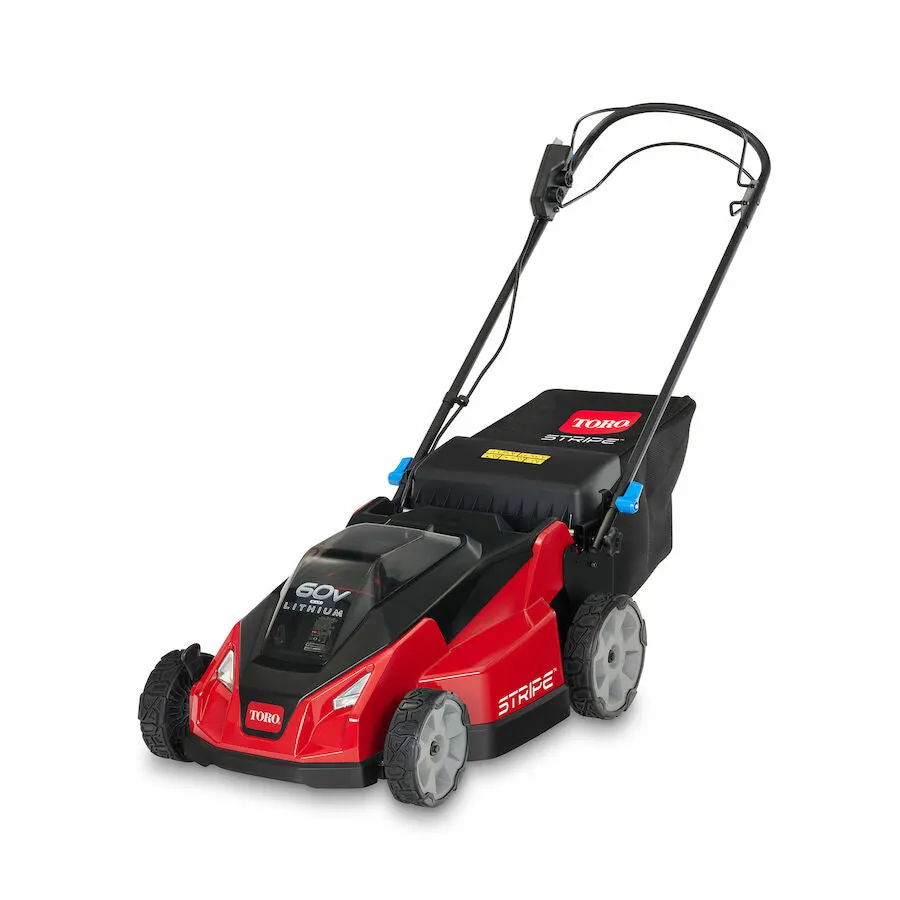 Toro 60V MAX* 21 in. (53 cm) Stripe® Self-Propelled Mower - 6.0Ah Battery/Charger Included (21621)