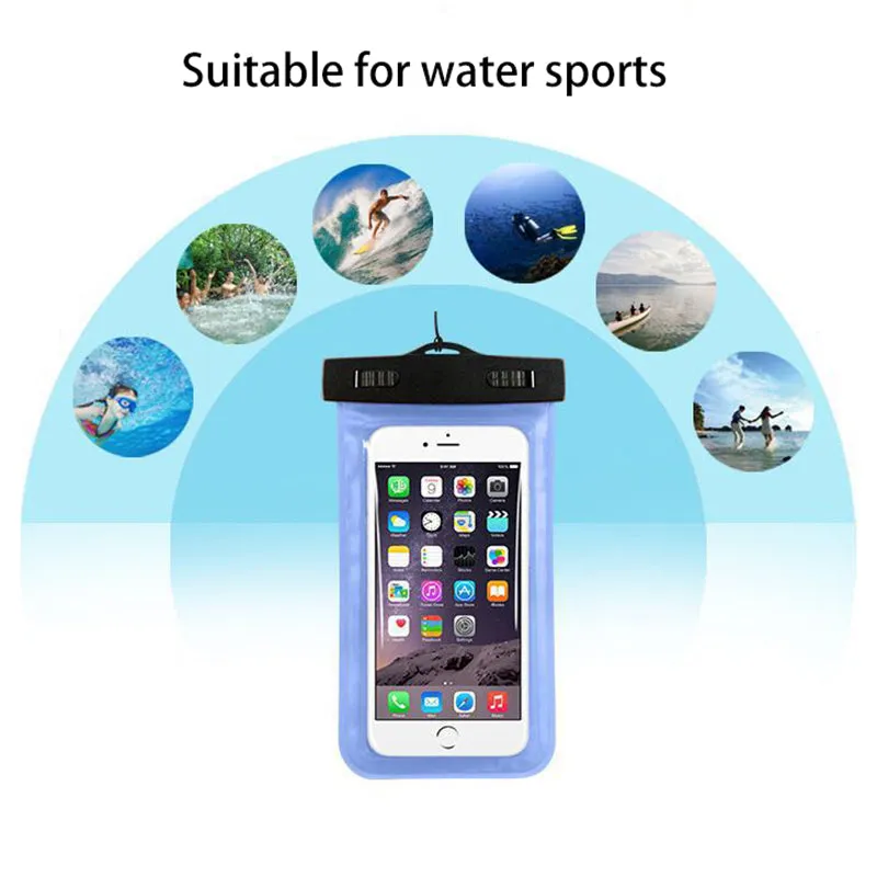 Touch Waterproof Mobile Phone Bags Case For iPhone 6S Coque Pouch Swim Phone Case Diving Storage Bag Pouch Dry Covers Cases