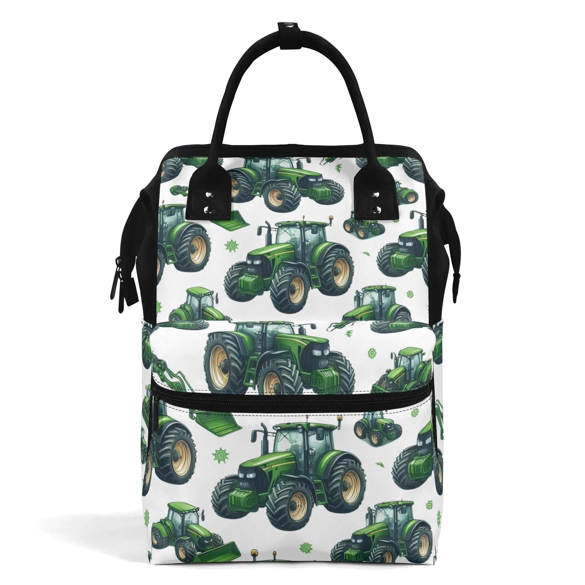 Tracor Pattern Diaper Bag Tractor Large Capacity Diaper Bag Mummy Backpack Nursing Bag