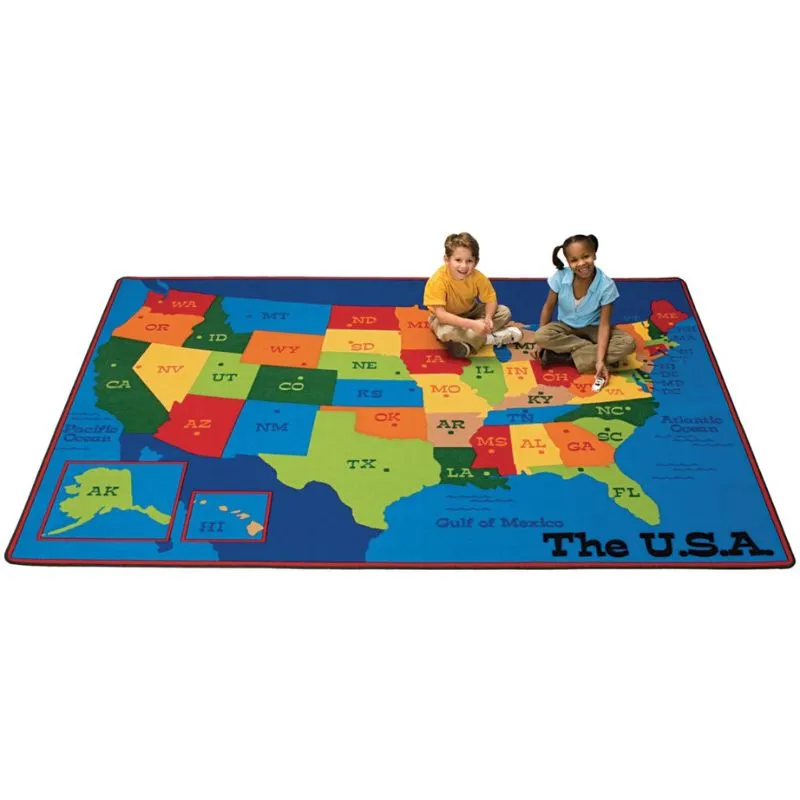 Travelin' the USA Classroom Rug