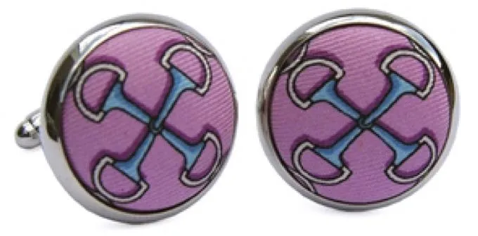 Two Bits: Cufflinks - Pink