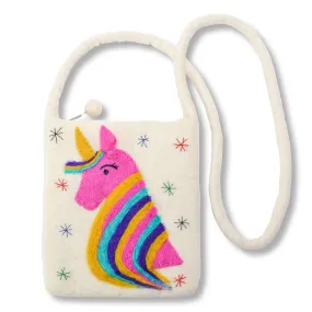 Unicorn with Stars Cross-Body Bag