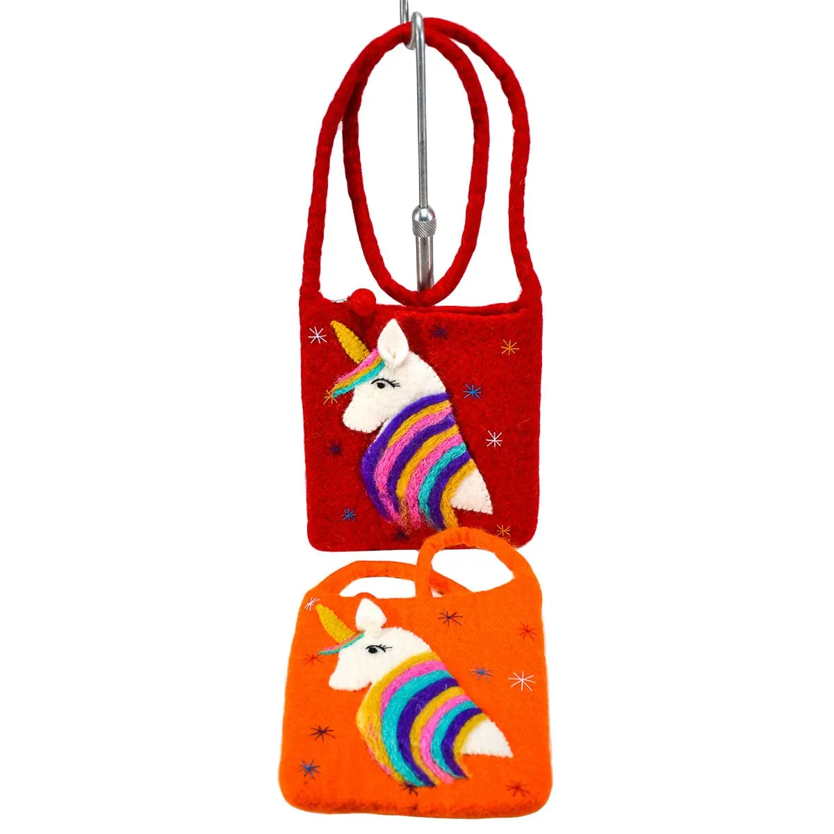 Unicorn with Stars Cross-Body Bag