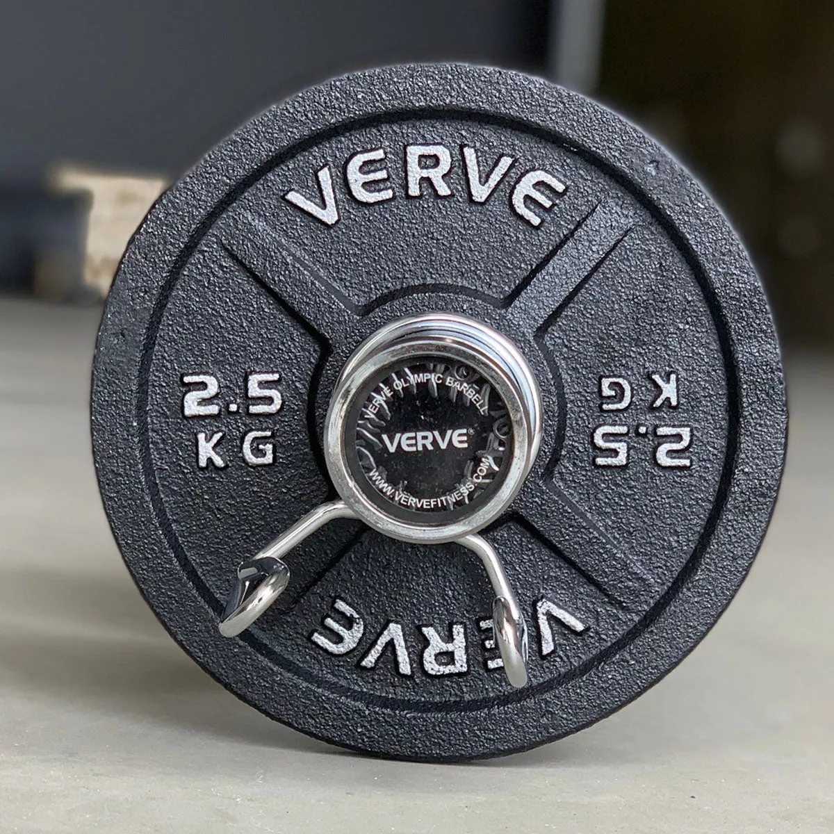 VERVE - Olympic Dumbbell Handles with Bushings (Pair of 2)