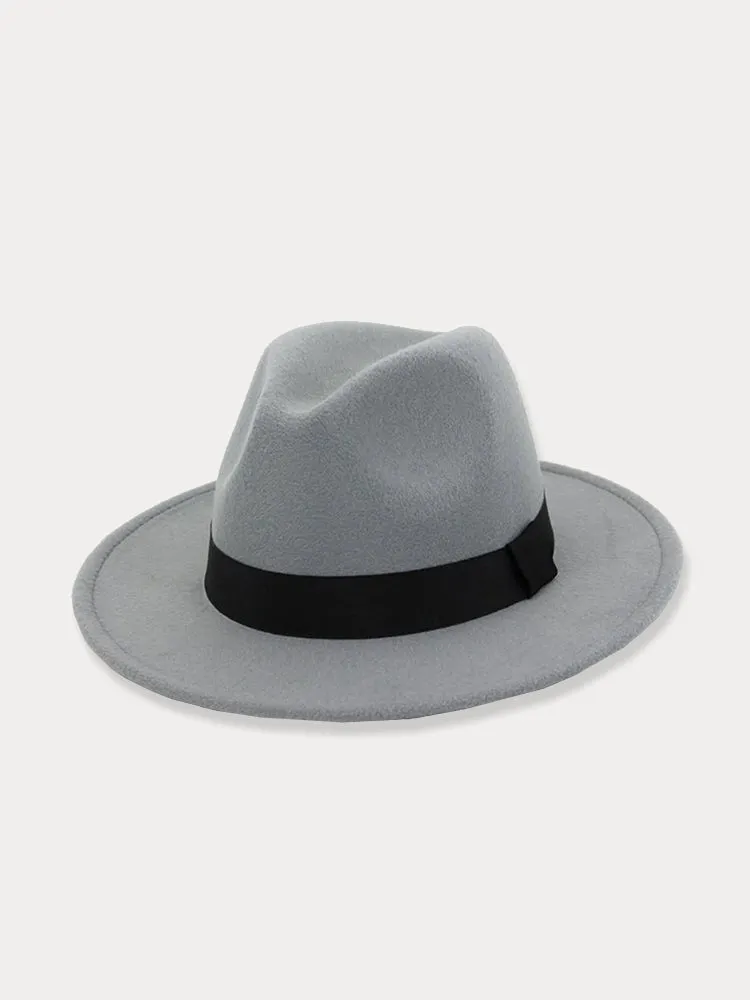 Vintage Fedora Hat with Band