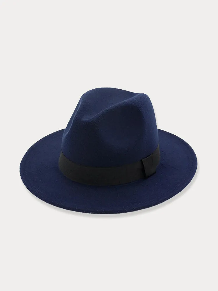 Vintage Fedora Hat with Band