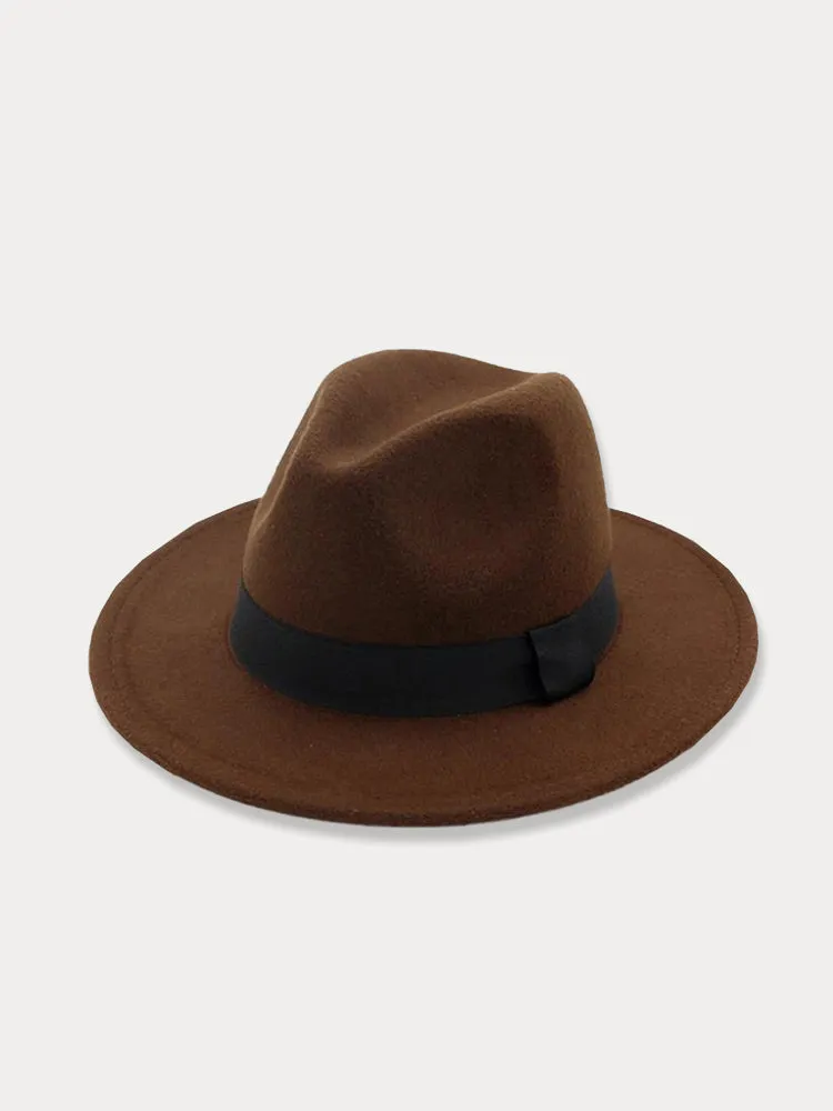 Vintage Fedora Hat with Band