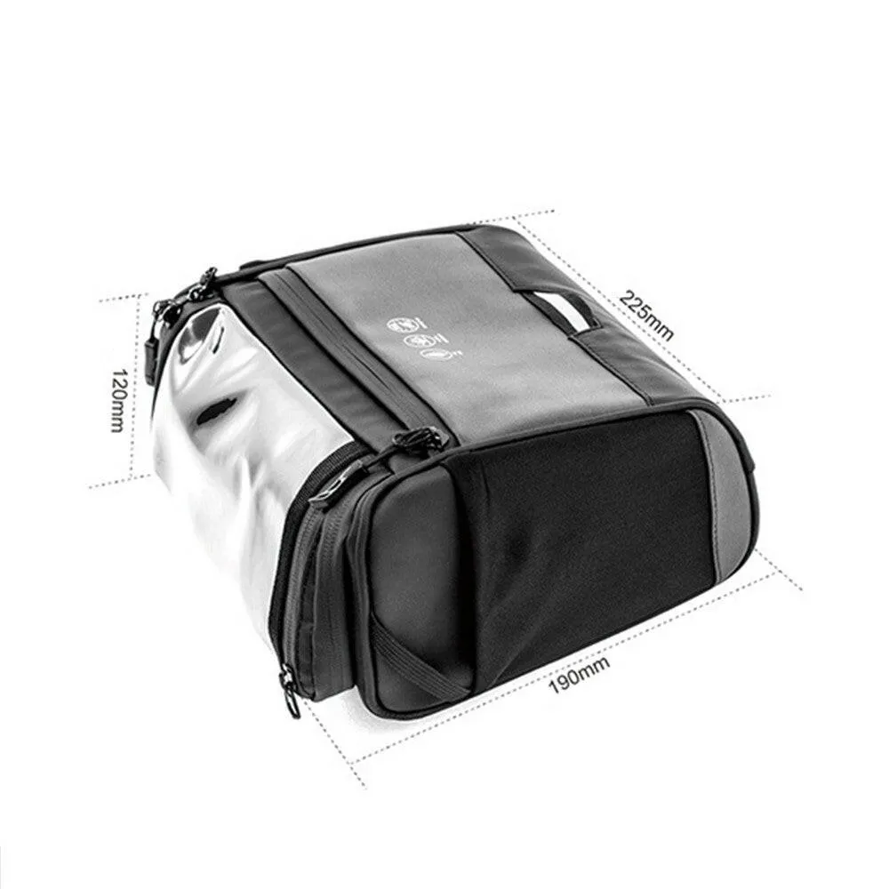 Waterproof Bicycle Handlebar Bag High-visibility Reflective MTB Road Bike Cycling Handlebar Bag Pack Shoulder Bag