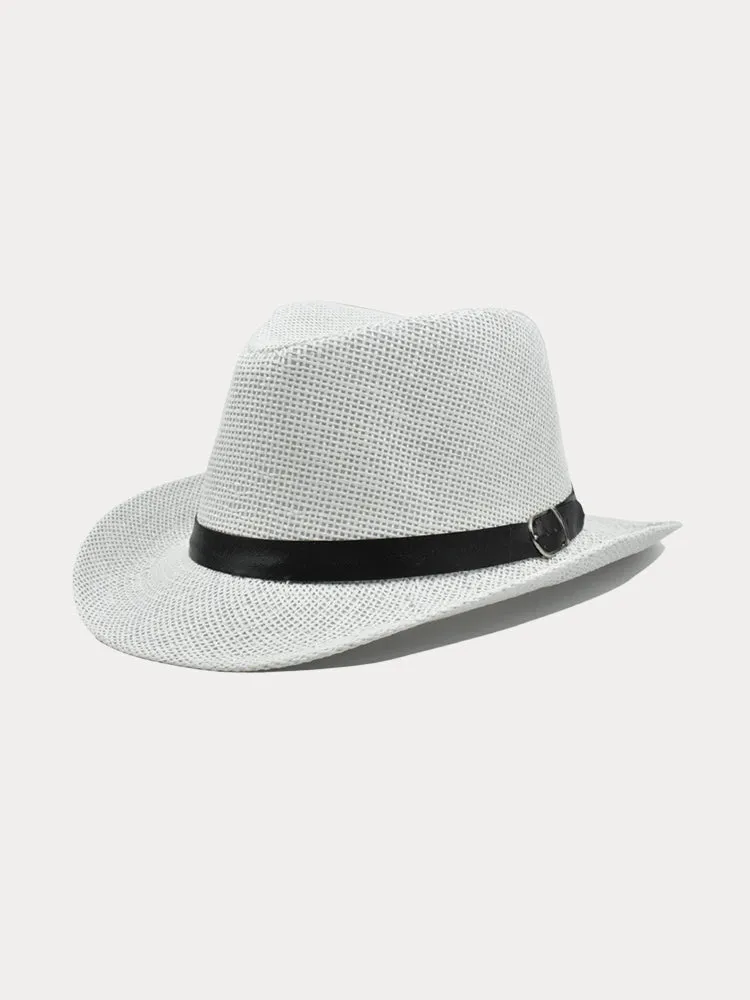 Western Cowboy Woven Straw Hat