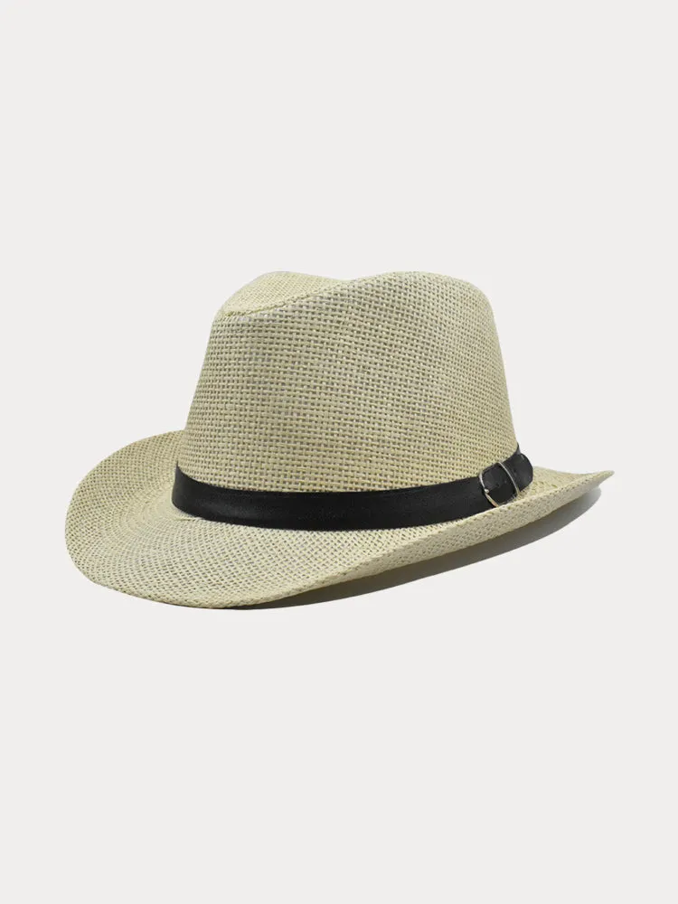 Western Cowboy Woven Straw Hat