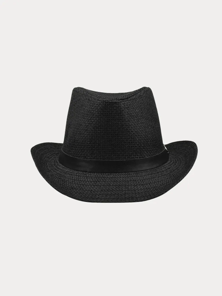 Western Cowboy Woven Straw Hat