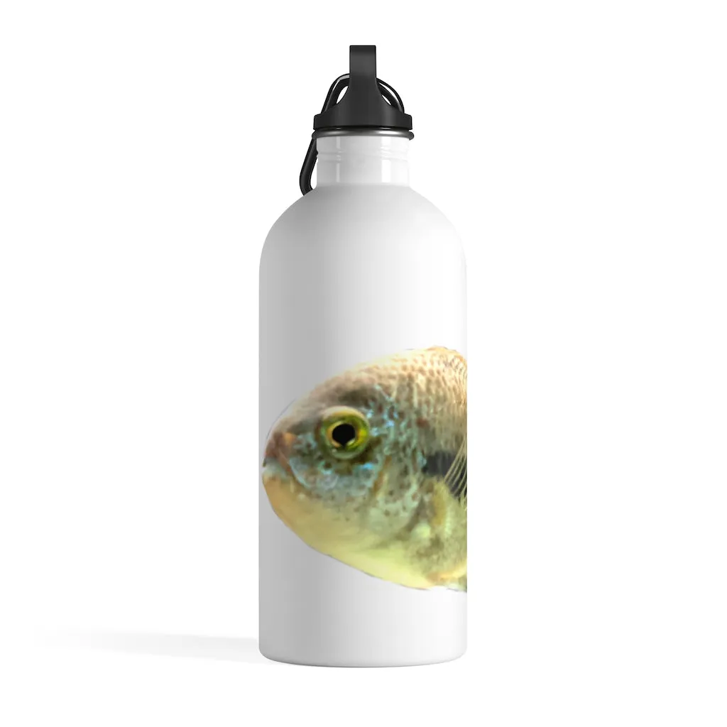 White and Black Fish Stainless Steel Water Bottle