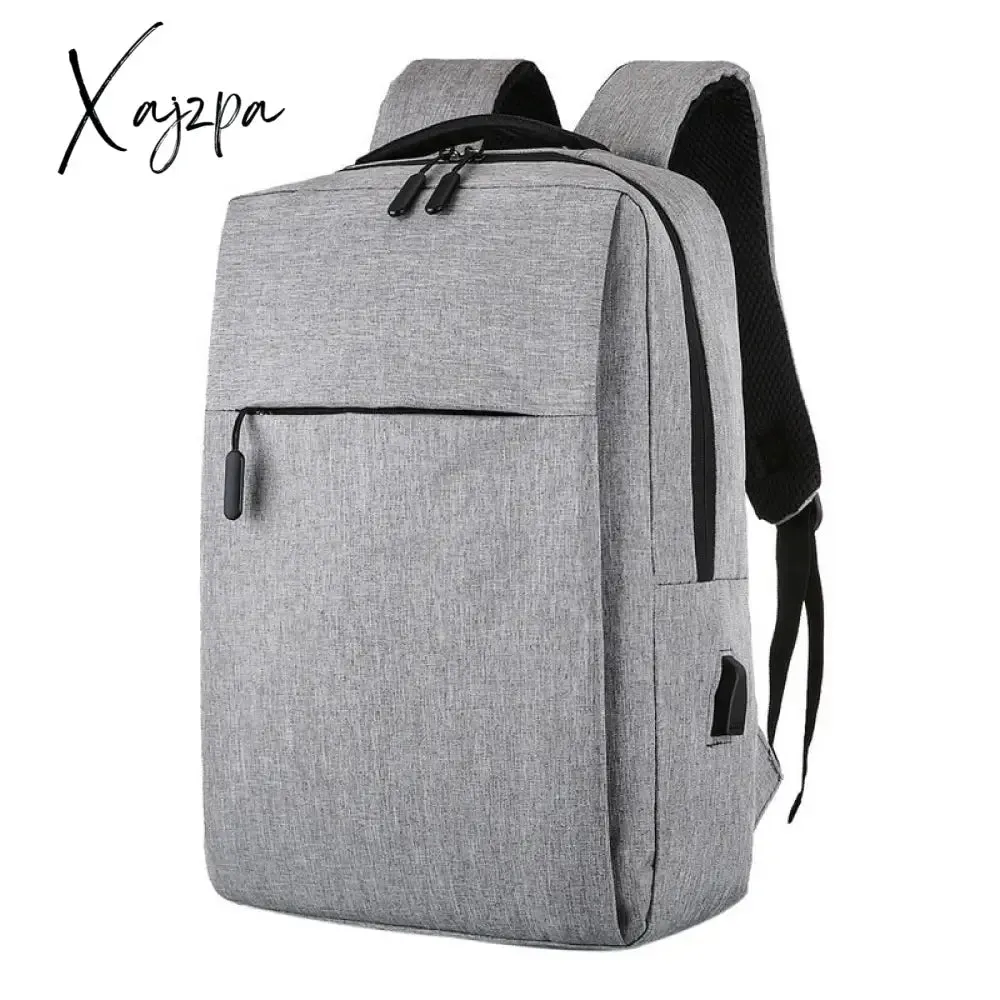 Xajzpa - New 15.6 inch Laptop Usb Backpack School Bag Rucksack Anti Theft Men Backbag Travel Daypacks Male Leisure Backpack Mochila