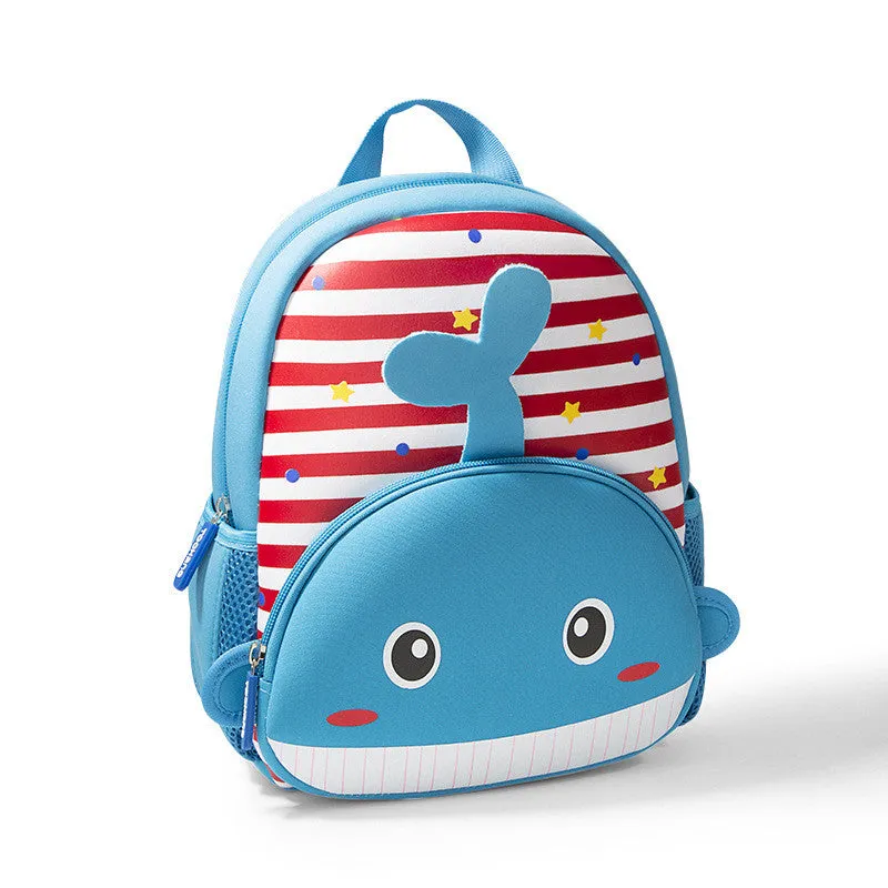 Zoo cartoon school bag