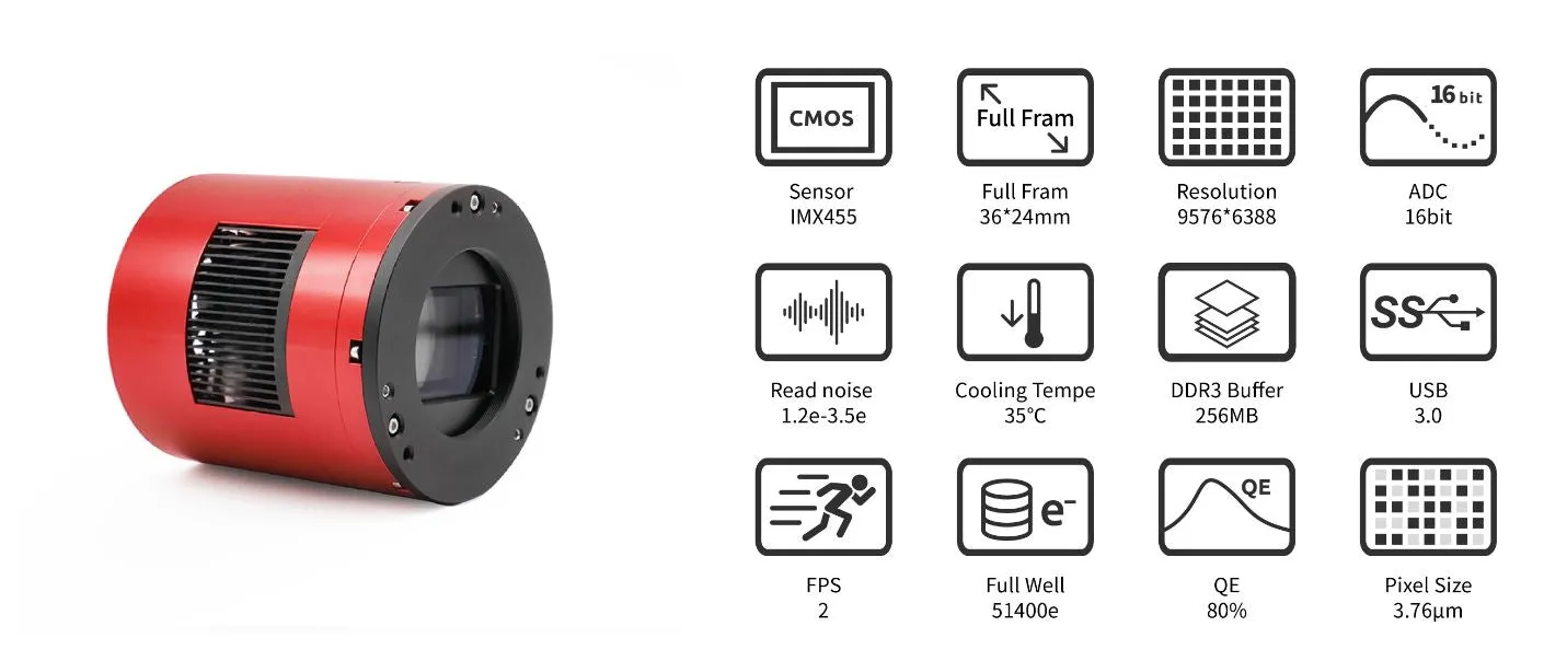 ZWO ASI6200MC Pro Cooled Color Camera